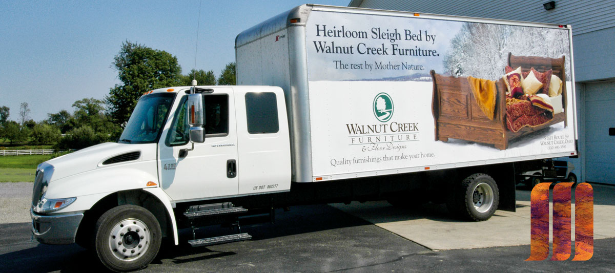 Walnut Creek Furniture Truck Signage